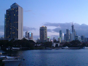 Some ugly view of the back of some buildings